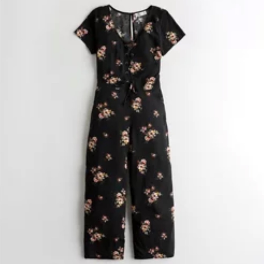 Hollister Crop Wide-Leg Jumpsuit
